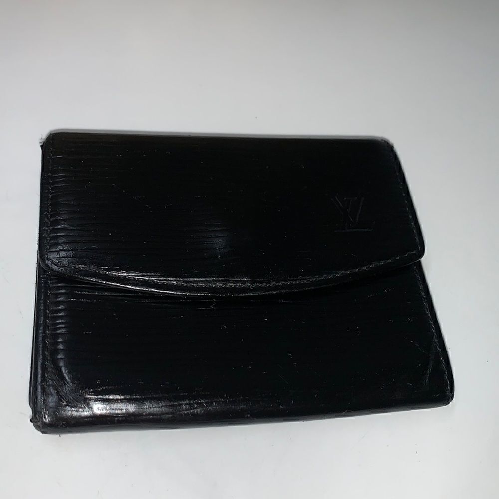 Louis Vuitton Epi Leather Change Wallet Black